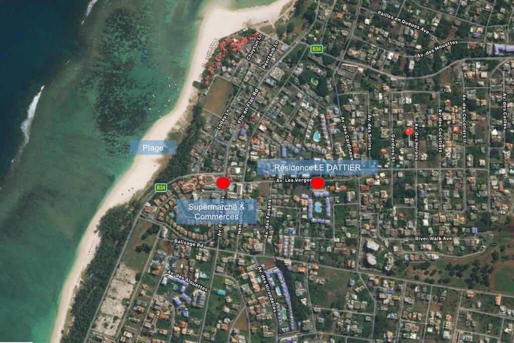Apt Terrasse Bord De Mer & Piscine / Flic-en-Flacq 外观 照片